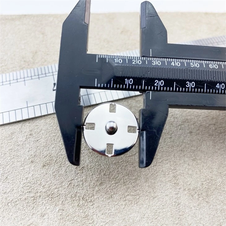 7-25mm Invisible Metal Press-stud Snap Buttons For Shirt Clothes